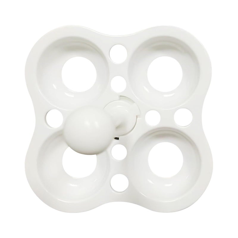 Egg Boiler Holder Steamer Pot Rack 4 Holes For Kitchen Cooking Detachable Handle Easy Serving Keeps Eggs Stable During Boiling Perfect For Stove Top Dining Meal Preparation And Food Presentation - Image 2