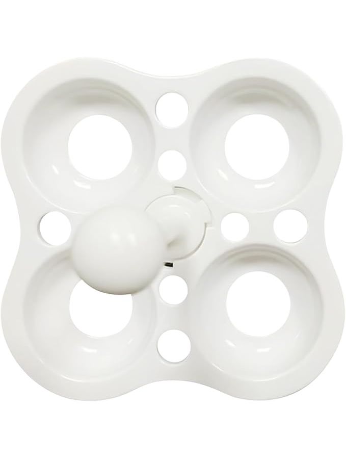 Egg Boiler Holder Steamer Pot Rack 4 Holes For Kitchen Cooking Detachable Handle Easy Serving Keeps Eggs Stable During Boiling Perfect For Stove Top Dining Meal Preparation And Food Presentation - Image 1