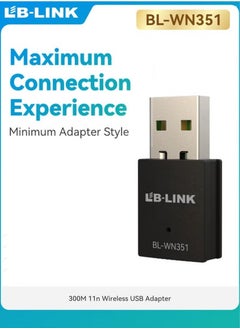 LB-LINK 300Mbps Mini USB Wireless WiFi Adapter Usb 2.0 802.11b/g/b 2.4GHz LAN Internet Network Adapter Receiver