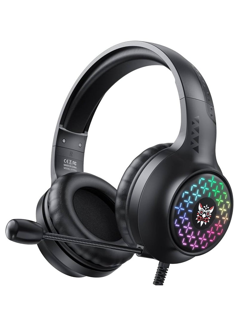Onikuma X7 PRO Gaming Headset Wired Black - Image 1