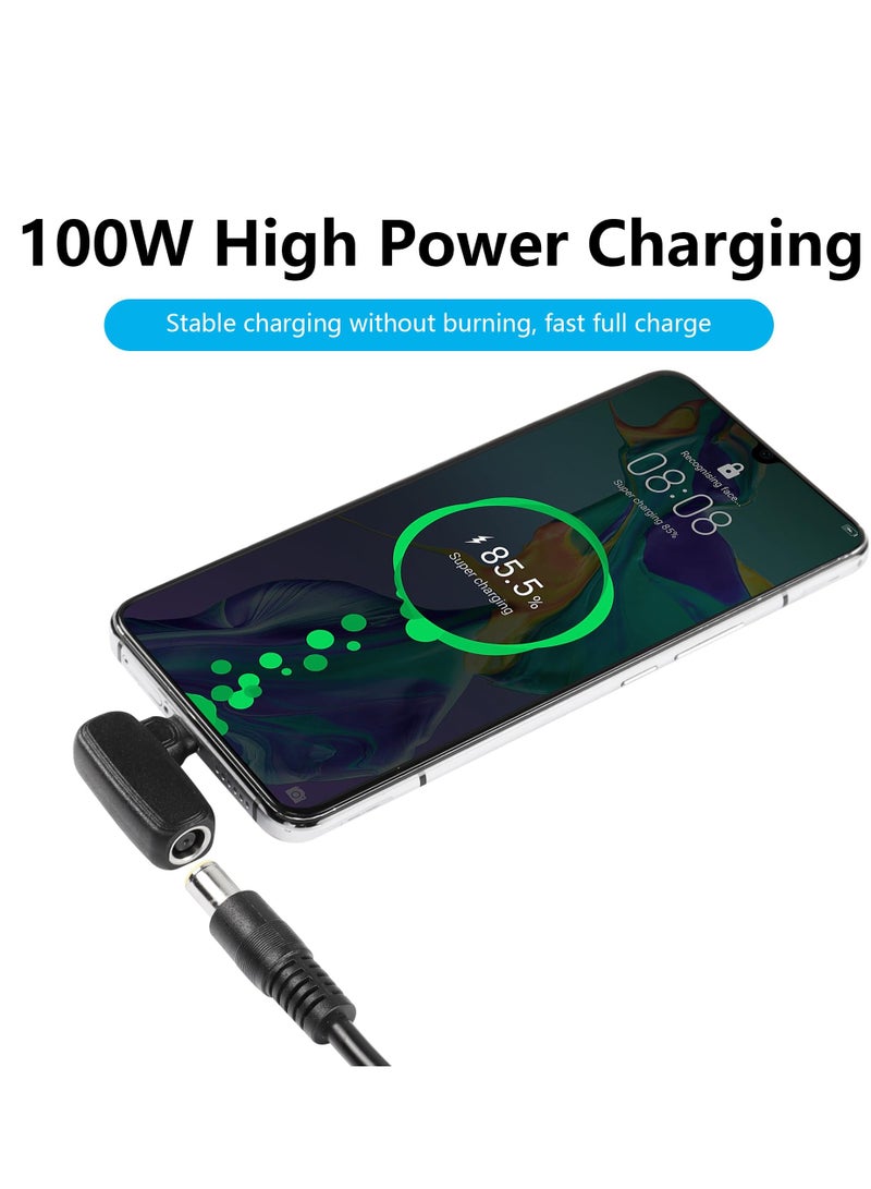 100W PD DC 7.4mm x 5.0mm Female(7.4mm x 0.6mm) Input to USB Type C Male Power Charging Adapter,Uilt-in with PD Automatic Identification Induction Chip,for Tablets,Phones,Laptops(7450 B) - Image 5