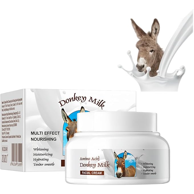 Grospe Donkey Milk Cream, Organic Milk Body Lotion, Moisturising Rejuvenating Natural Skincare, Skin Tone Hydrating Firming for Face & Body for All Skin Types 120g - Image 1