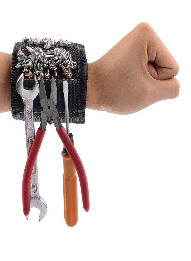 GOOACC GRC-61 1 Pack Wristband with 15 Strong Magnets Screws Nails Drill Bits Holding Best Unique Tool Gift for DIY Handyman Father Dad Husband Boyfriend Men Women,2 Years Warranty - Image 1