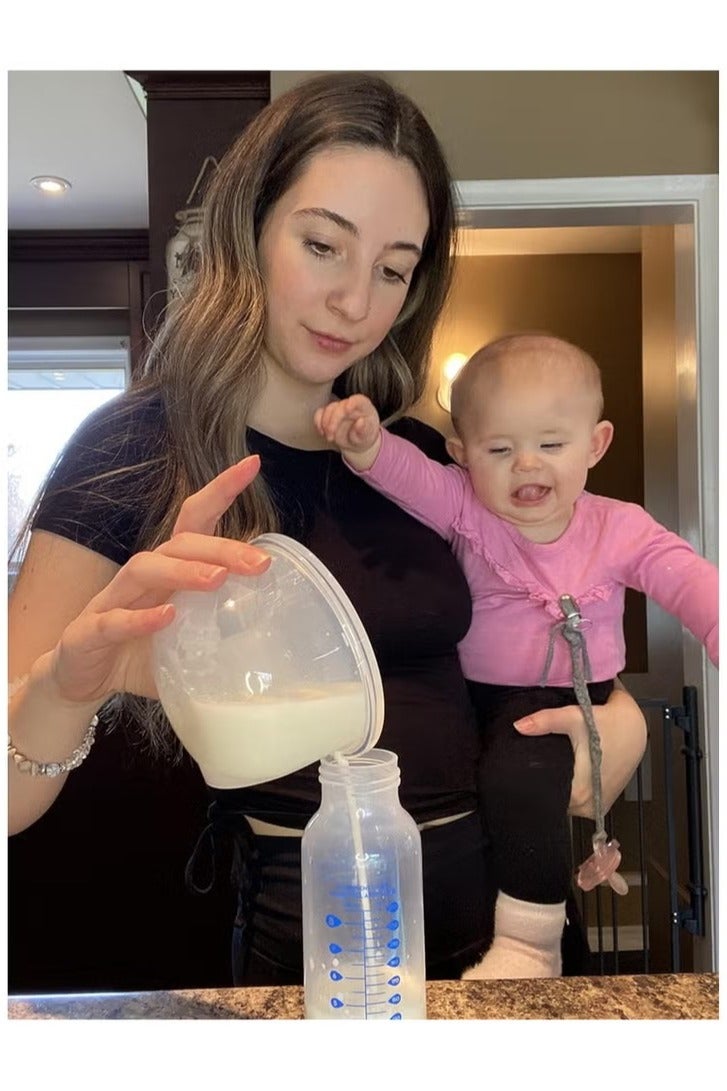 Portable Hands-Free Wearable Electric Breast Pump with LED Touch Screen, Low Noise, 3 Modes, 9 Suction Levels  - Image 4