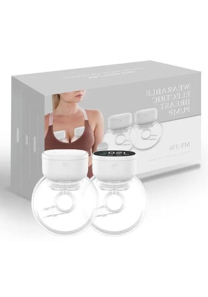 Portable Hands-Free Wearable Electric Breast Pump with LED Touch Screen, Low Noise, 3 Modes, 9 Suction Levels - Image 1