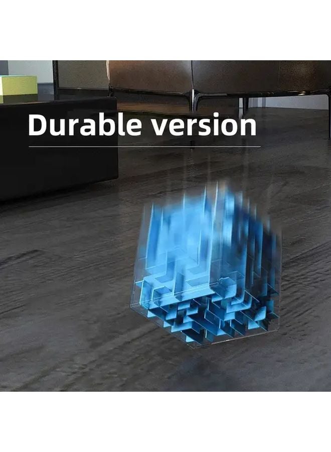 لعبة مكعب ثلاثي الأبعاد متاهة مسار الرخام الأزرق من ABS للأطفال، تدريب على التركيز، هدية تعليمية - Image 5