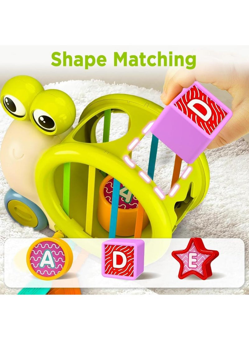 Bebiland Activity Cube With Shape Sorter, Montessori Toys for Baby, Sensory Toy With Pull String, Best Educational Gift for Toddlers - Image 4