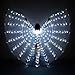 iMucci LED Wings Halloween Costume for Women Glow Angel Wings Light up Fairy Wings with Telescopic Sticks Isis Wings for Adults and Child Halloween Costumes Woman 2025 - Image 3