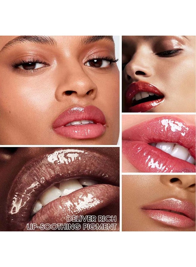 TWLBXMG Cherry Red Lip Gloss Lip Plumper Gloss Tinted Glitter Lipgloss Lip Oil Teens Moisturizing High Shine And Vegan Plumping Lip Gloss For Women Girls Longlasting Dry Lip Care (06) - Image 3