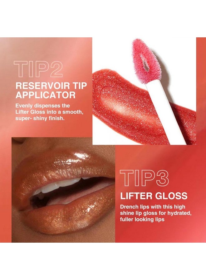 TWLBXMG Cherry Red Lip Gloss Lip Plumper Gloss Tinted Glitter Lipgloss Lip Oil Teens Moisturizing High Shine And Vegan Plumping Lip Gloss For Women Girls Longlasting Dry Lip Care (06) - Image 2