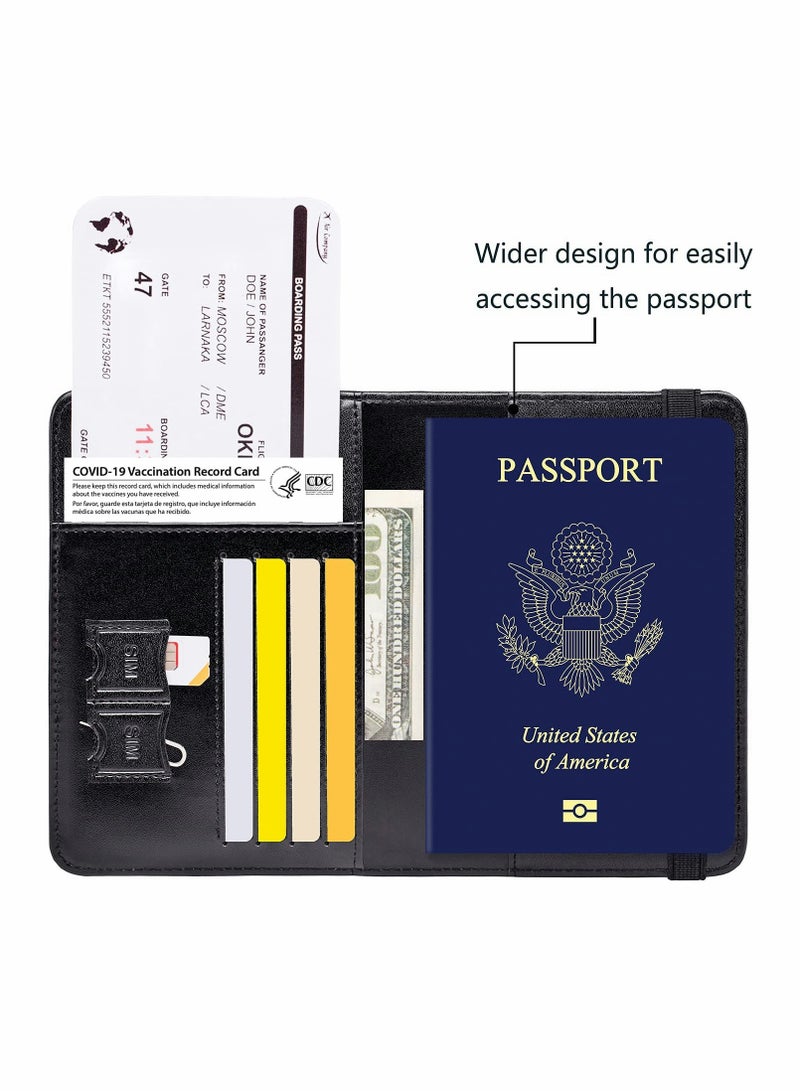 KASTWAVE Passport Holder Card Slots, Creative Aircraft Certificate Storage Bag - Image 3