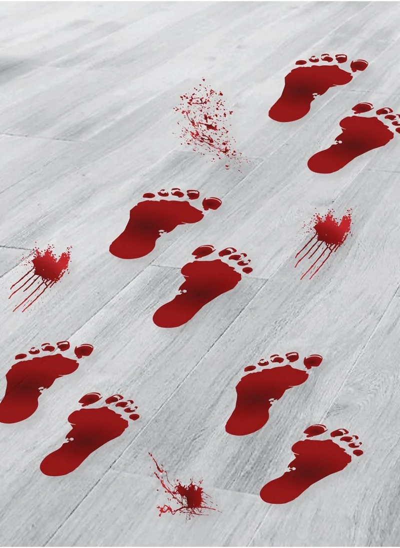 جينجر راي Floor Stickers - Blood Footprints