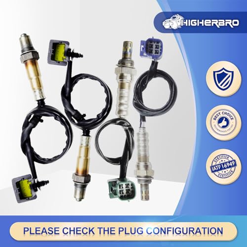 higherbro 4pcs Upstream Downstream Oxygen Sensor Kits for 20052006 Nissan XterraFrontierPathfinder 40L - Image 3