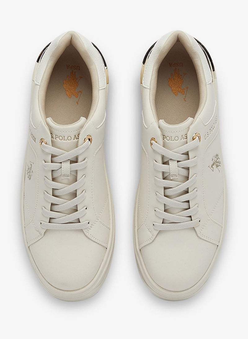 يو اس بولو اسن سنيكرز نسائي بيج خفيف الوزن بتصميم حصري وراحة لا مثيل لها - Image 4