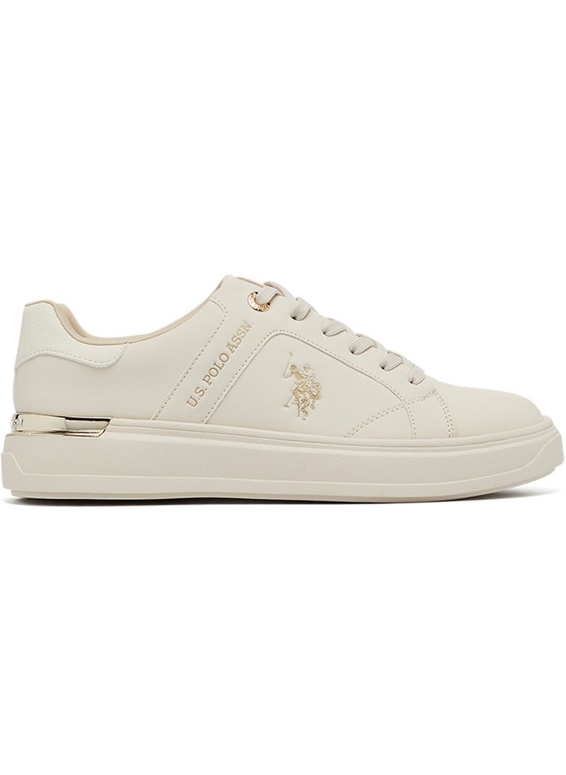 U.S. Polo Assn. Women's Beige Low-Top Exclusive Lightweight Sneakers – Unmatched Comfort, All-Day Wear, Confidence in Every Step  - Image 1