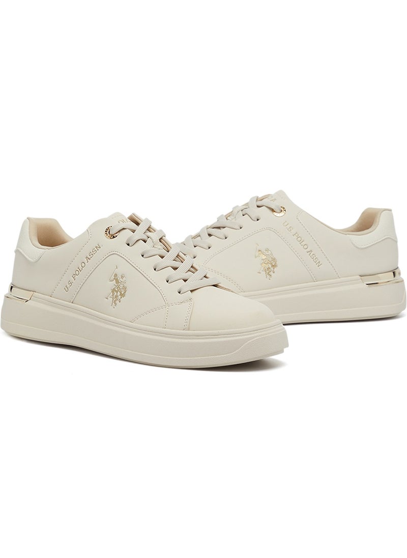 U.S. Polo Assn. Women's Beige Low-Top Exclusive Lightweight Sneakers – Unmatched Comfort, All-Day Wear, Confidence in Every Step  - Image 3
