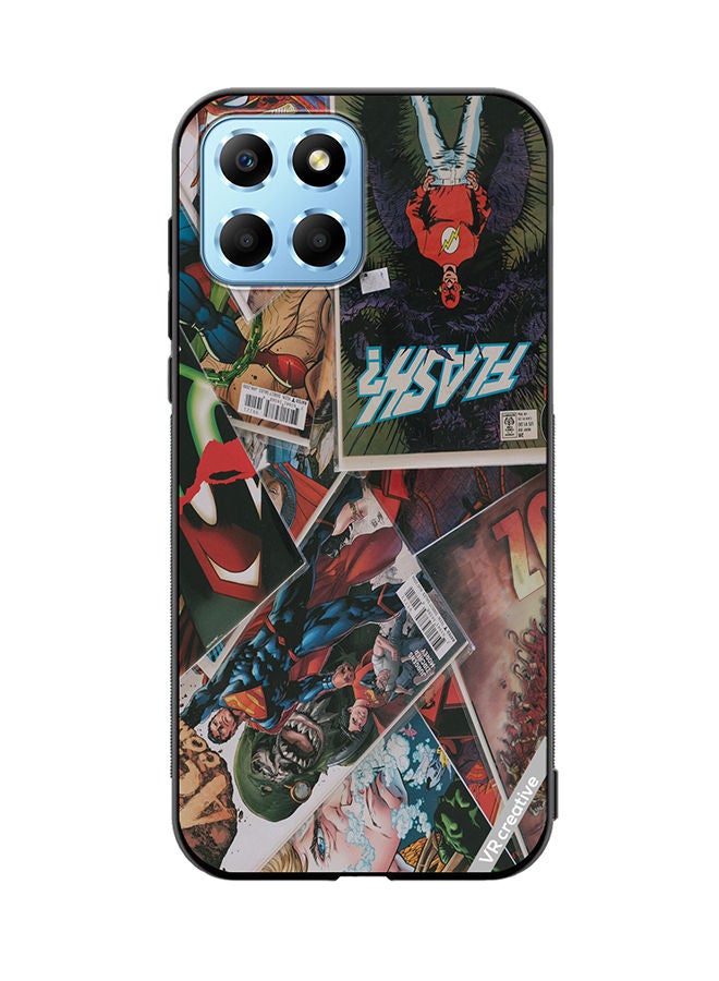 VR CREATIVE Protective Case Cover For Honor X8 5G Marvel Comic Design Multicolour - Image 1
