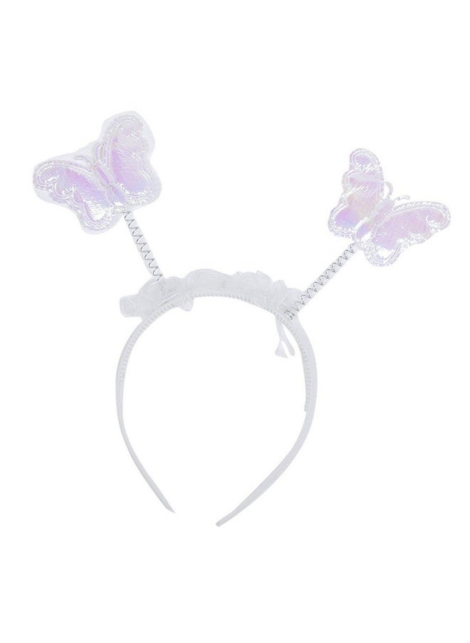 AK ANOLIHK - AK ANOLIHK Nylon Fairy Butterfly Wings Costume For Baby Girl (Fba White Wings) - Image 1