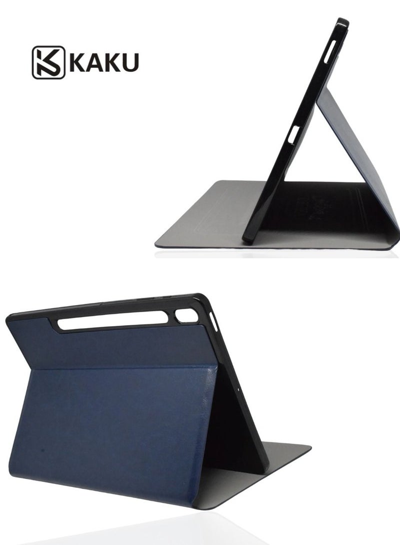 Kaku Protective Case Cover For Samsung Galaxy Tab A8 Size 10.5 Blue/Black - Image 2