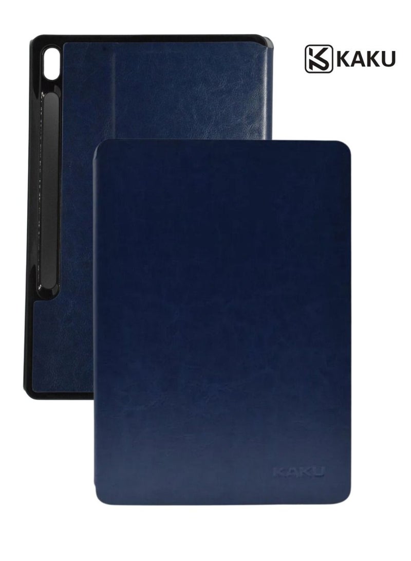 Kaku Protective Case Cover For Samsung Galaxy Tab A8 Size 10.5 Blue/Black - Image 1