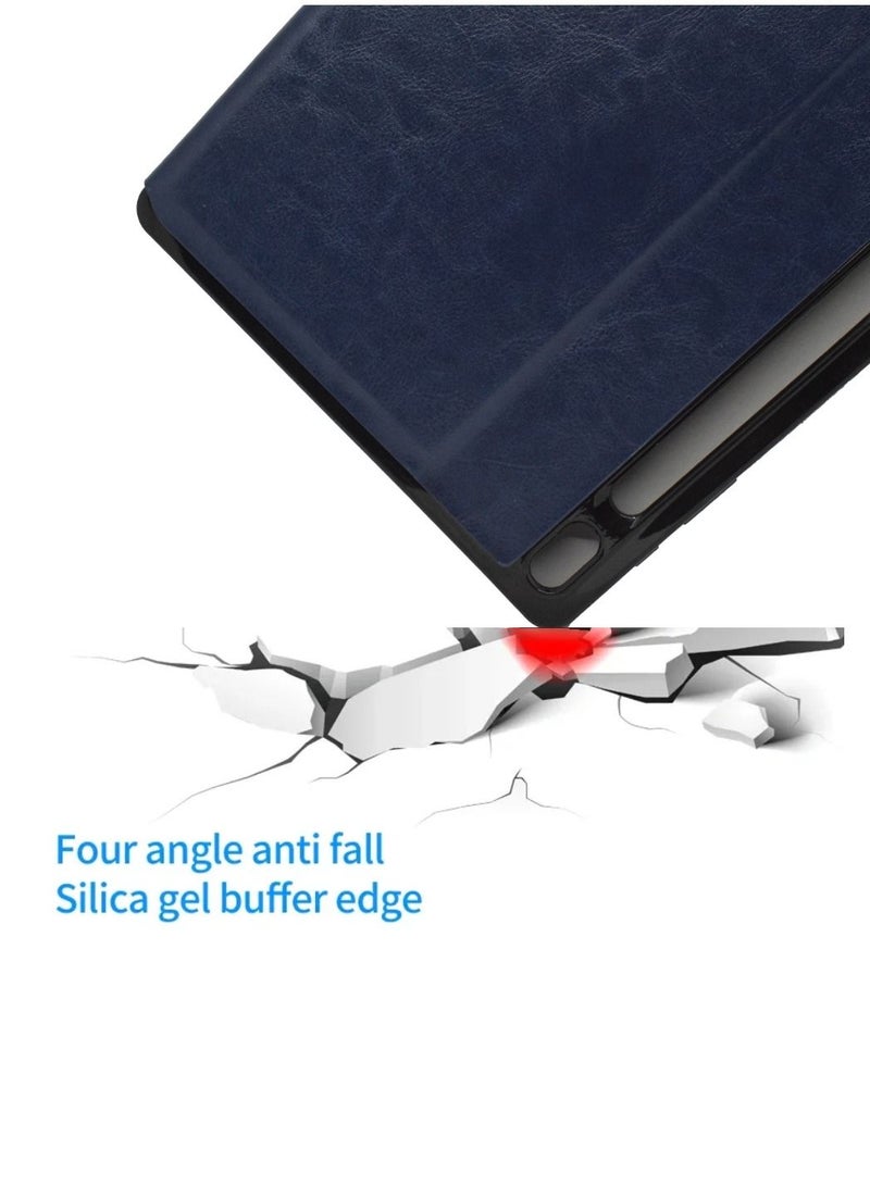 Kaku Protective Case Cover For Samsung Galaxy Tab A8 Size 10.5 Blue/Black - Image 4