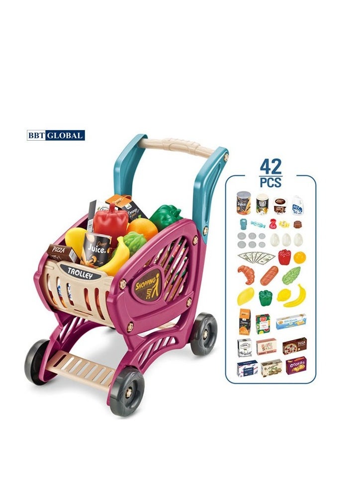 Carol For Toys - Shopping cart for kids with fast food toys - Image 1