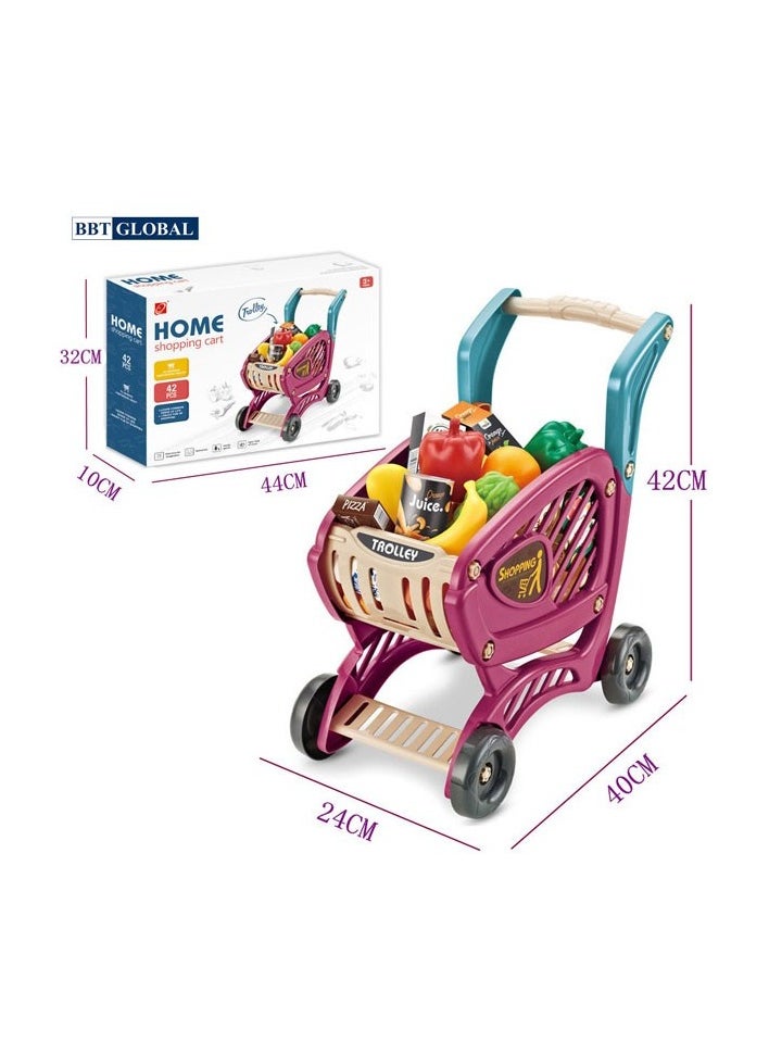 Carol For Toys - Shopping cart for kids with fast food toys - Image 1