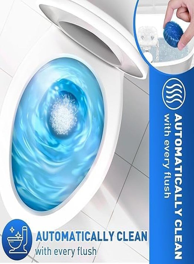 Shopsero Toilet Flush Tank Cleaner Tablet | Automatic Blue Bubble Cleaning Tablet | for Flush Tank Use | Pack of 10 - Image 4