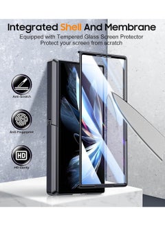 Rock Pow Designed for Samsung Galaxy Z Fold 6 Case,Built-in [Screen Protector] [Hinge Protection] [Kickstand] Full Body Protective Phone Case for Galaxy Z Fold 6  - Image 4