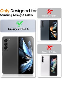 Rock Pow Designed for Samsung Galaxy Z Fold 6 Case,Built-in [Screen Protector] [Hinge Protection] [Kickstand] Full Body Protective Phone Case for Galaxy Z Fold 6  - Image 2