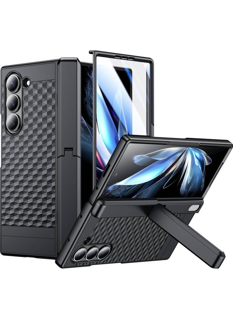 Rock Pow - Designed for Samsung Galaxy Z Fold 6 Case,Built-in [Screen Protector] [Hinge Protection] [Kickstand] Full Body Protective Phone Case for Galaxy Z Fold 6 - Image 1