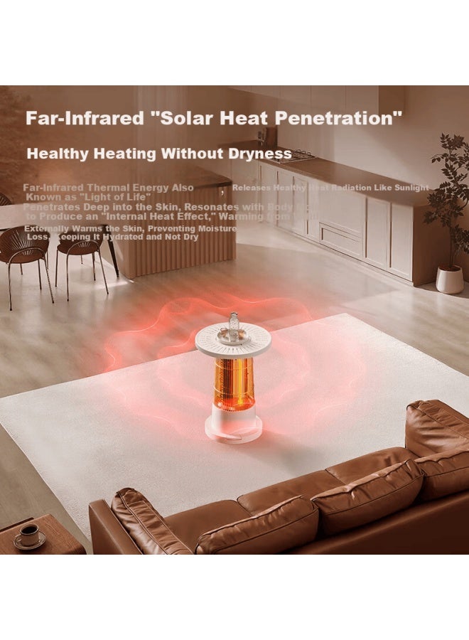 Airmate Infrared Heating Heater Hra10-k8 Small Side Table Fireplace - Image 3