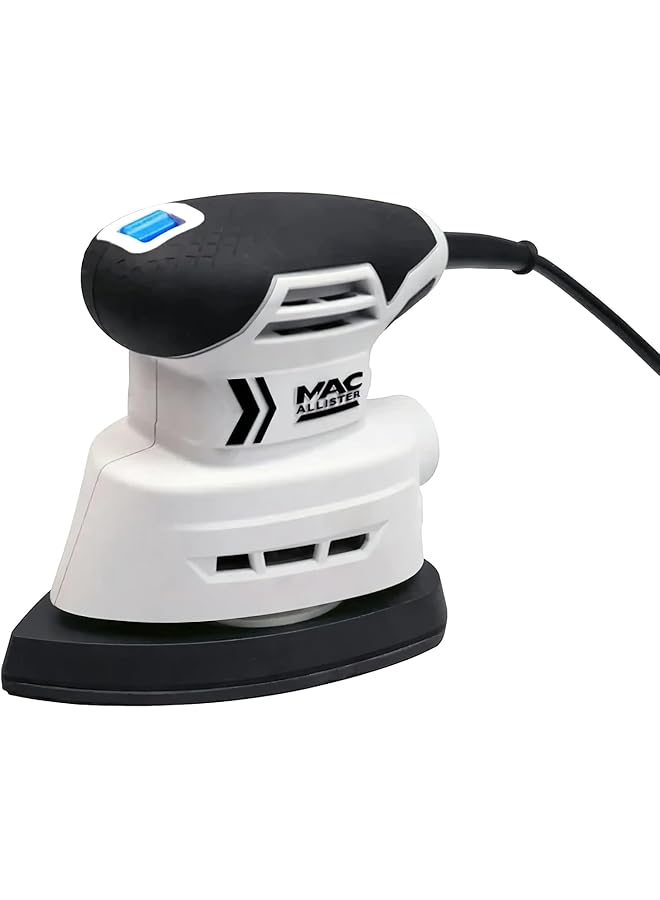 erorex Msdls160 160W 220 240V Corded Detail Sander White Black - Image 1