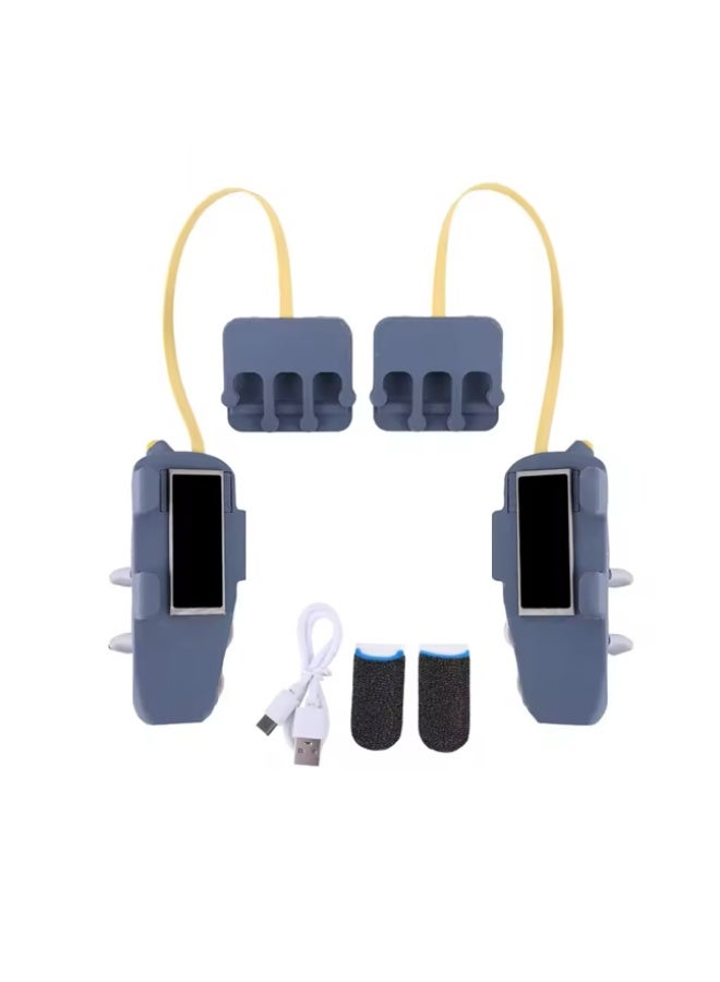 iPAD Piano Triggers Automatic 10-Finger Gaming Triggers FV8 for iPad & Tablets –Professional Magnetic Control, High Responsiveness, No Screen Blocking, Compatible with iPad Pro, RedMagic Astra, RedMagic Nova, and All iPads for PUBG Mobile and Other Games - Image 2