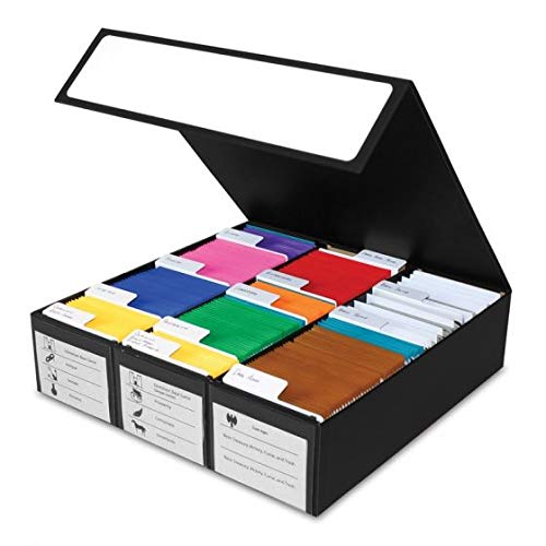 BCW صندوق تخزين BCW 3 صفوف | منظم كرتوني لمجموعات التداول والرياضة والبيسبول | يحمل 2,800 بطاقة غير مغلفة أو 1,500 بطاقة مغلفة - Image 4