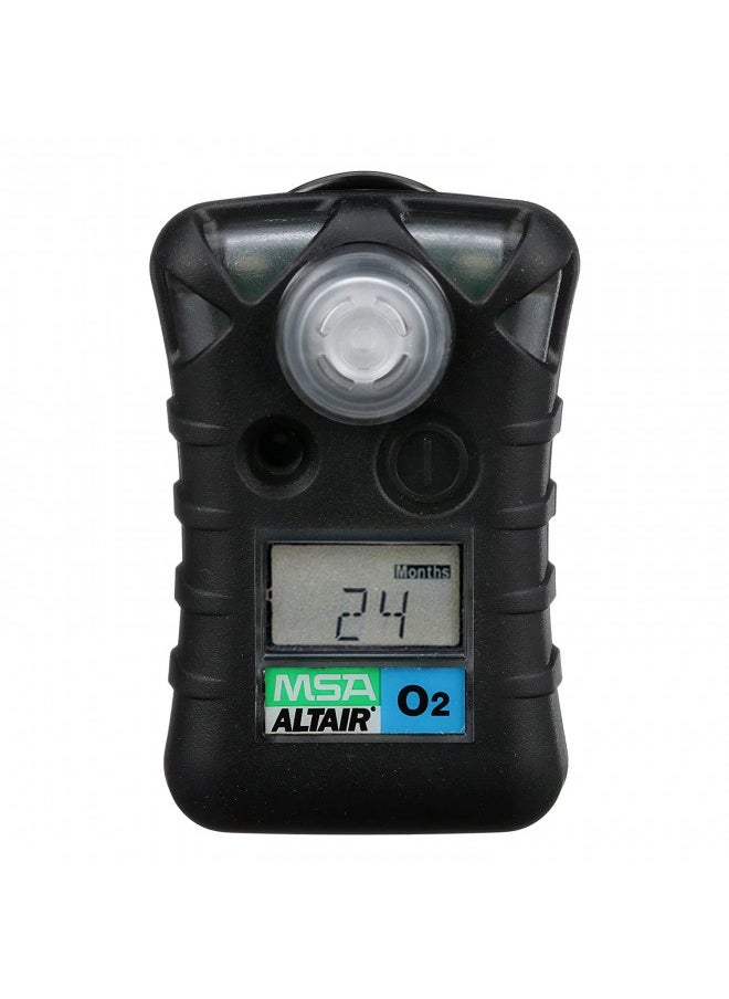 MSA MSA 10092523 ALTAIR Single-Gas Detector - (O2) Oxygen (Low: 19.52%, High 23.0%), Color: Black, Portable Gas Monitor, Durable, Handheld, UL Standard-Approved 