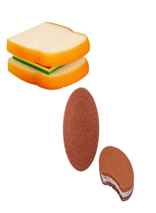 PANCIKAA Combo Sandwich Diary & Biscuit Diary Shape Memo Pads for Writing Memos, Notes & Sticky Notes - Image 3