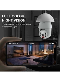 SPECTON Wifi Camera Bulb Night Vision HD PTZ  - Image 4