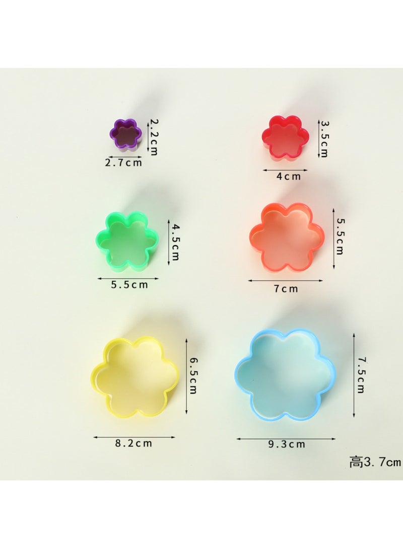 Beauenty 6-Piece Plastic Cookie Cutter Set(Random color) - Image 2
