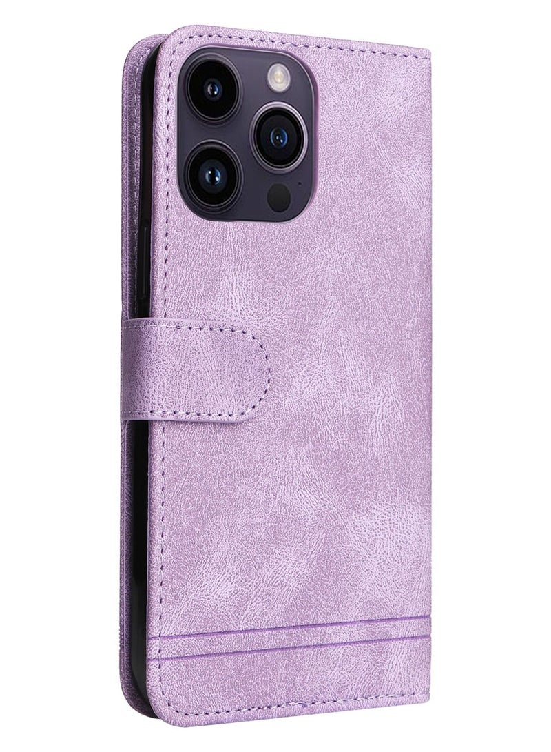 Suteni Flip Cover Leather Hidden Card Slots Phone Case for iPhone - Image 2