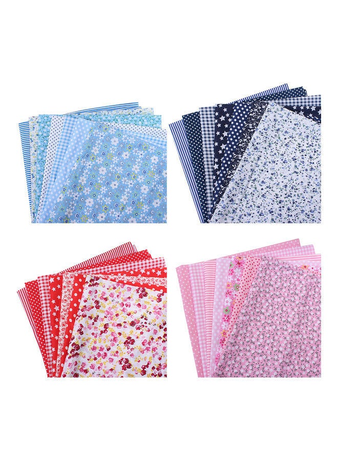 NIBEMINENT 7Pcs 25x25cm Floral Patchwork Cotton Fabric Plain Cloth for DIY Sewing Quilting Yellow 20*10*20cm - Image 4