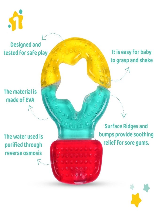 1st Step Water Filled Silicone Baby Cooling Teether Soother, 100% Safe BPA Free 4M+ - Image 3
