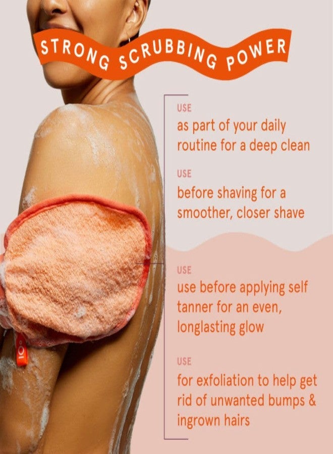 Cleanlogic Bath & Body Exfoliating Face & Body Grooming Mitt, Assorted Colors, 3 Count - Image 4