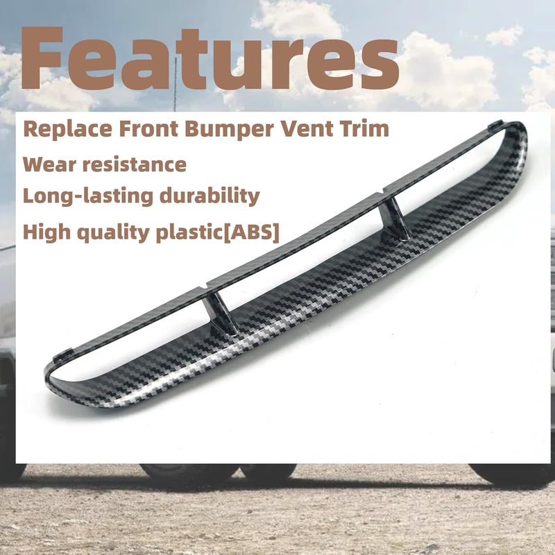 sosega Front Hood Vents for Corvette C6 2006-2013 ZR1 Z06 GS - Carbon Fiber Print - Image 3