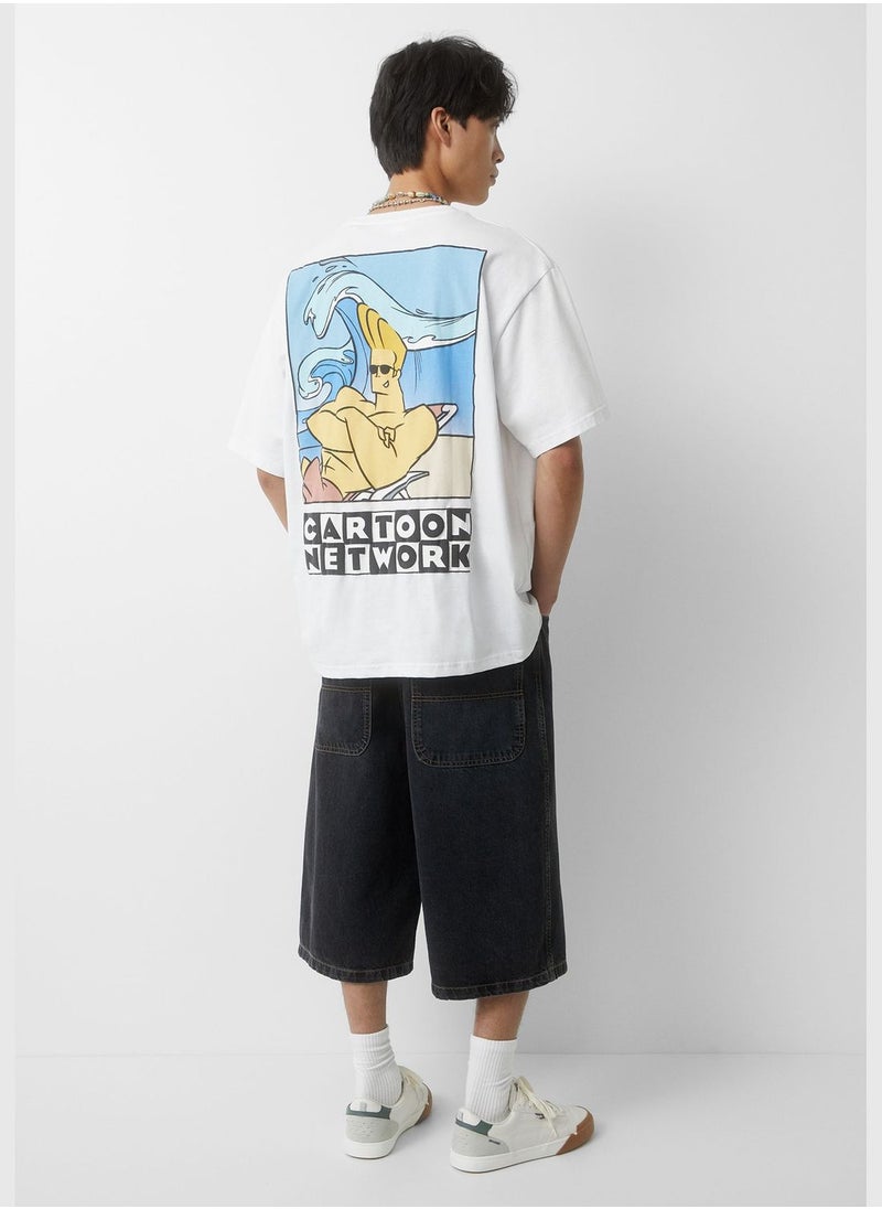 PULL&BEAR - Cartoon Network Johnny Bravo T-shirt - Image 1