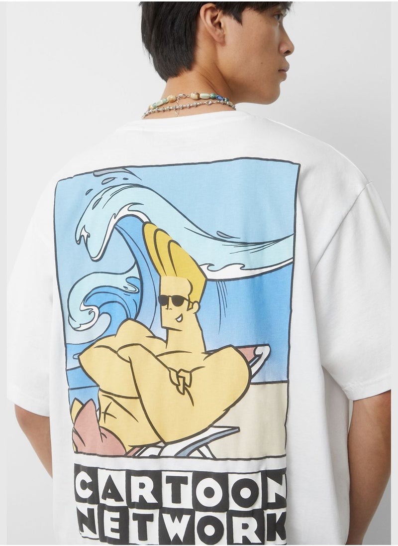 PULL&BEAR - Cartoon Network Johnny Bravo T-shirt - Image 1