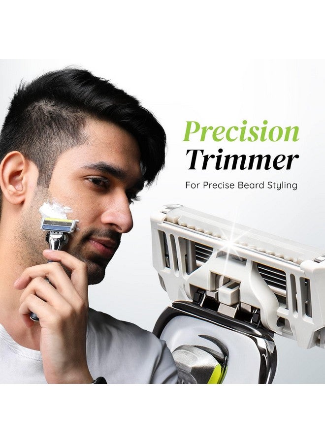 LetsShave Pro 6 Plus Lite Razor Value Set For Men, 1 Handle + 4 Blades & Razor Cap (Pack Of 6), Razor For Men, Face & Head Shaving Kit - Image 3