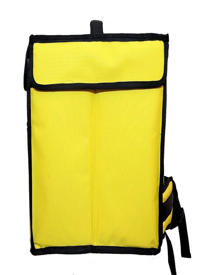 Quaffor 14INCH Food/Pizza delivery Backpack 35 LTR (Yellow) - Image 2
