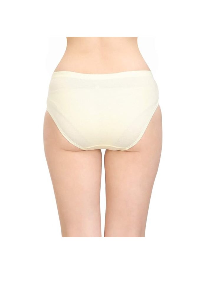 Amul comfy - Pure Cotton Soft Light Weight Solid Women Panty | Pack of 3| Assorted Color - Image 1