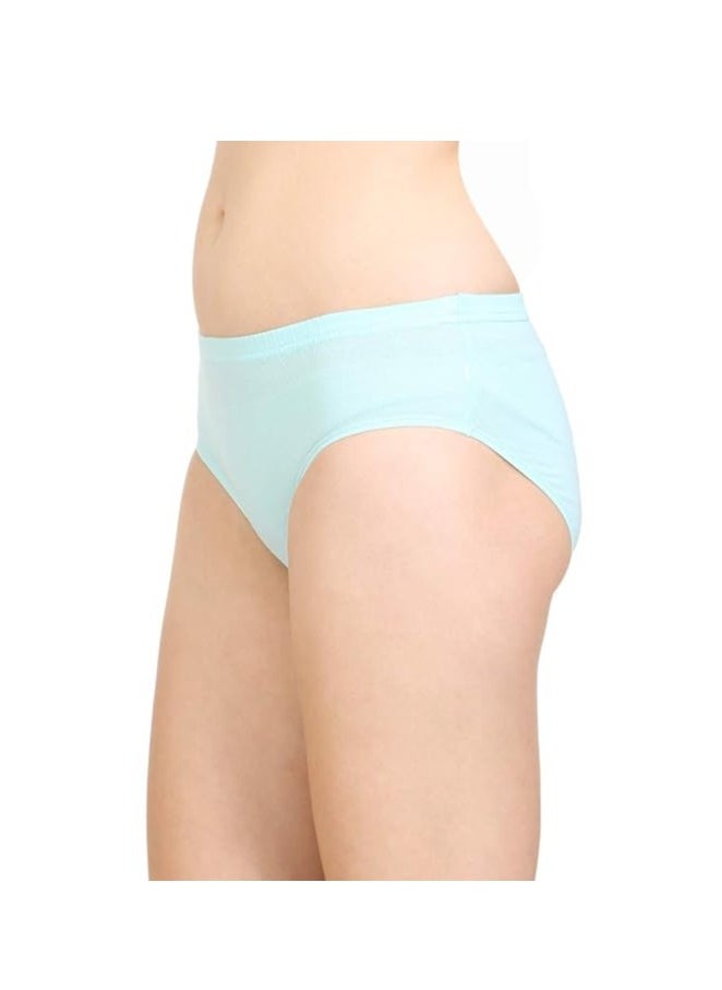 Amul comfy - Pure Cotton Soft Light Weight Solid Women Panty | Pack of 3| Assorted Color - Image 1